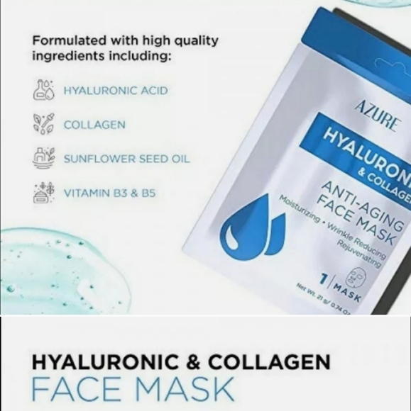 Hyaluronic Acid & Collagen Facial Serum Set By Azure Hyaluronic - Picture 12 of 14